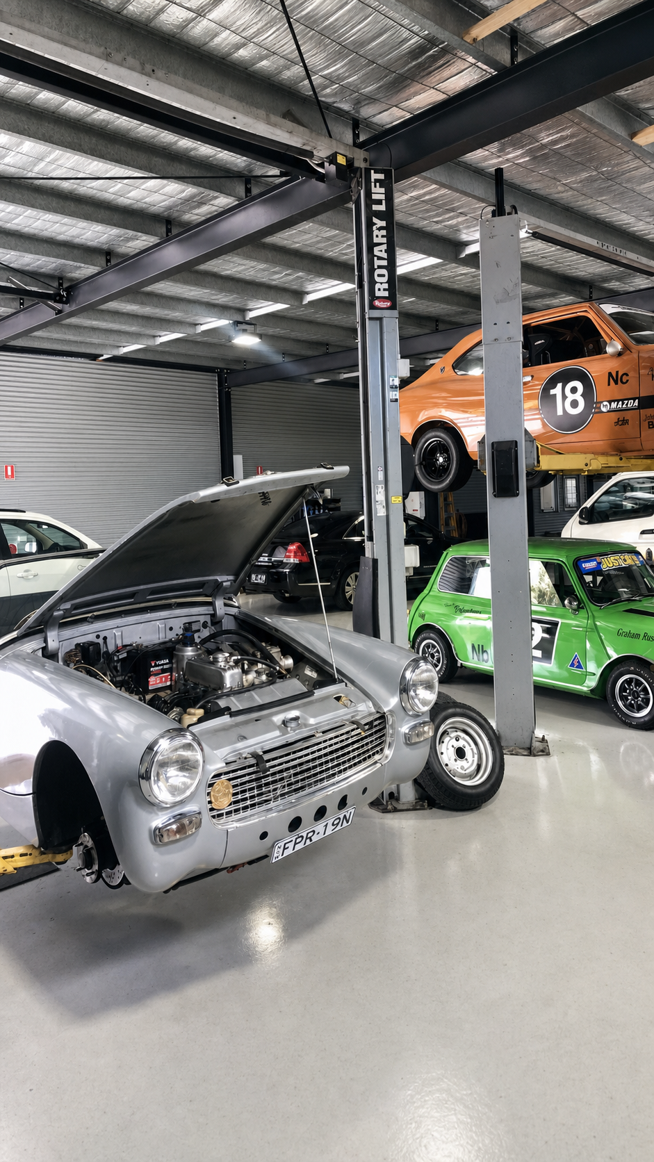 Classic and race cars serviced at Fix'd By