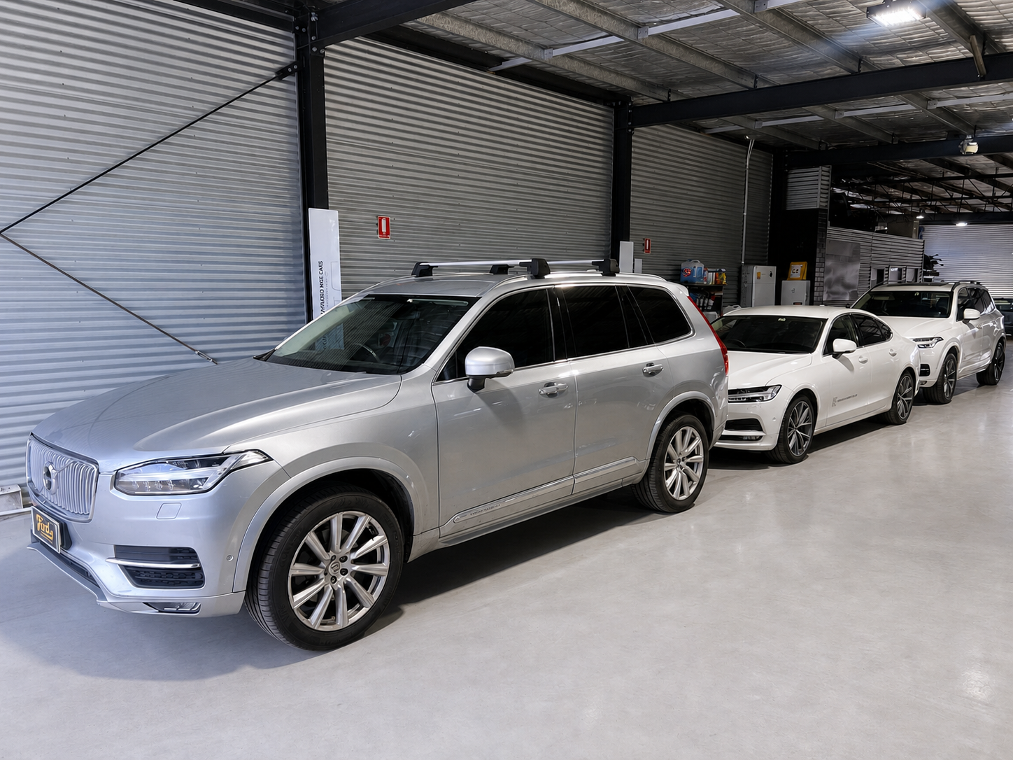 Fleet of Volvo vehicles serviced at Fix'd By